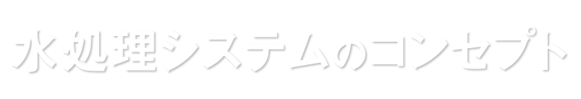 水処理システムのコンセプト